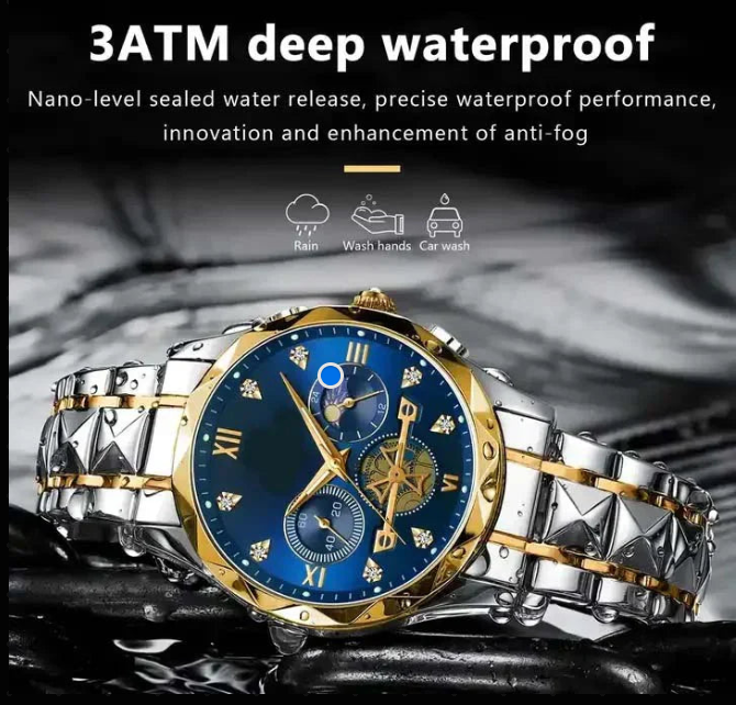 VIP Men's Business Waterproof Chronograph Wrist Watch