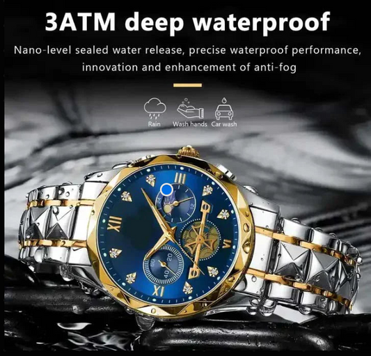 VIP Men's Business Waterproof Chronograph Wrist Watch