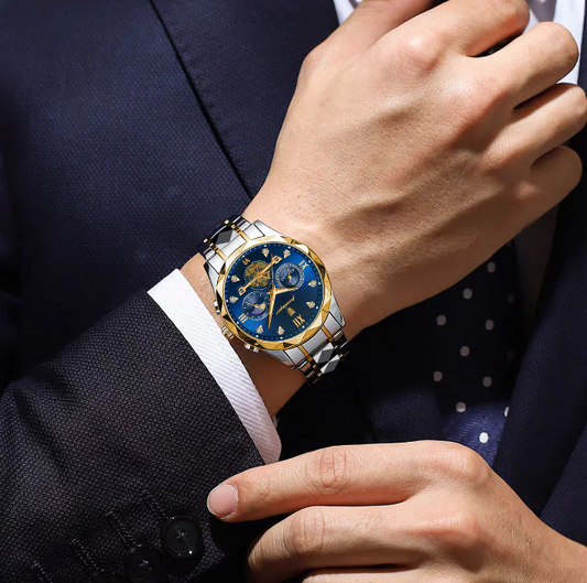 VIP Men's Business Waterproof Chronograph Wrist Watch